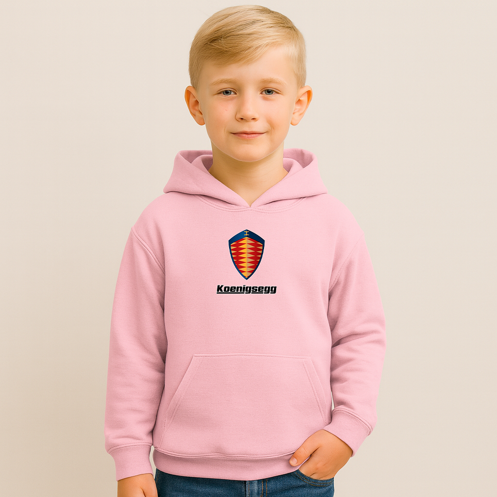 Youth Kids Koenigsegg Car Pullover Hoodie
